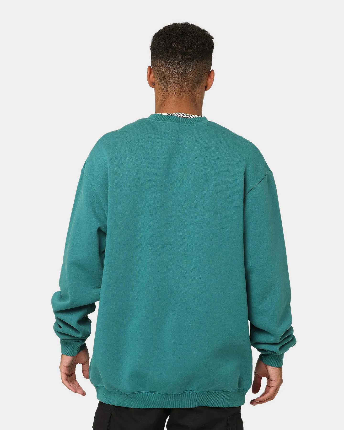 Mitchell & Ness Miami Dolphins Perfect Season Crewneck Faded Teal