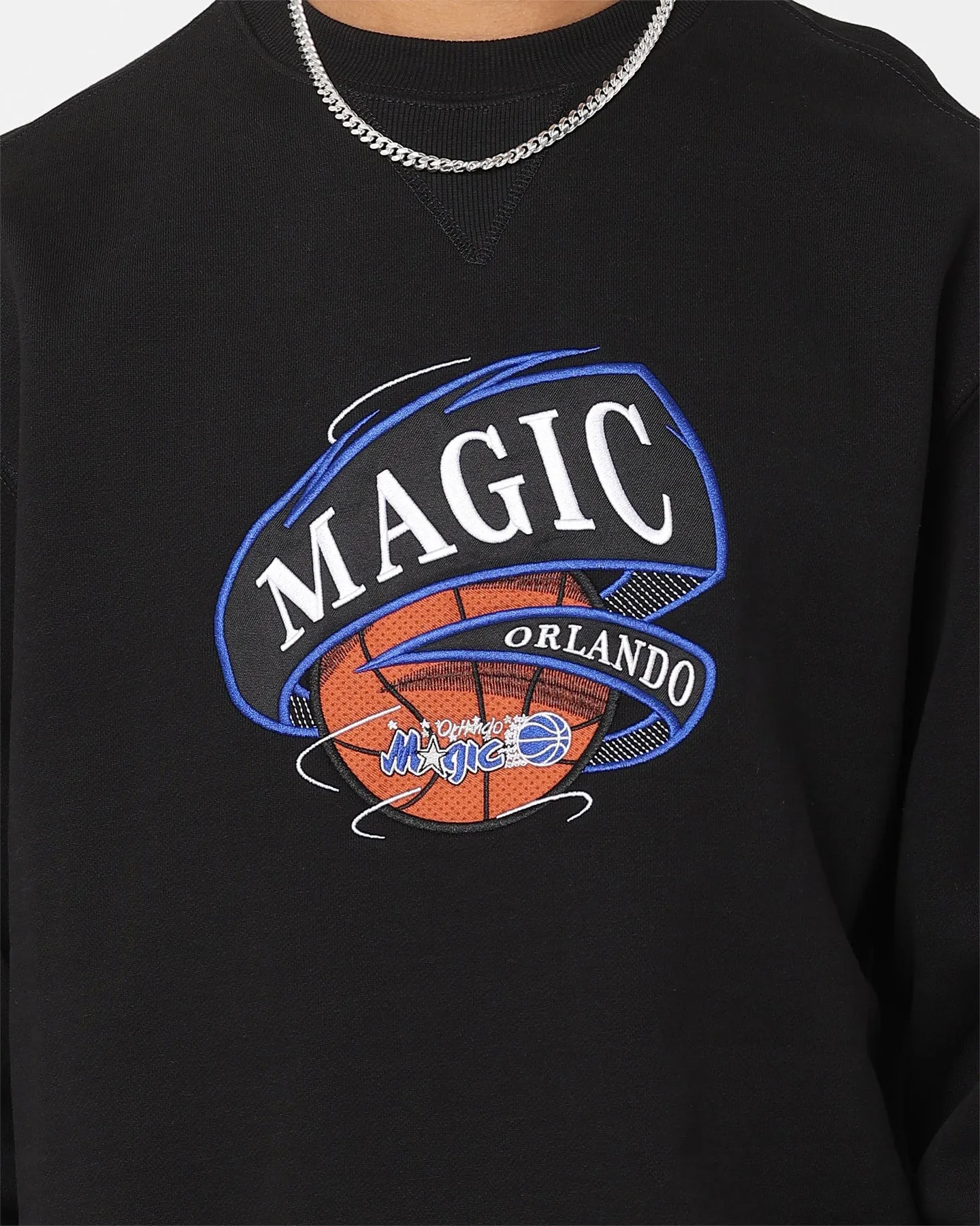 Mitchell & Ness Orlando Magic Rotate Crewneck Black