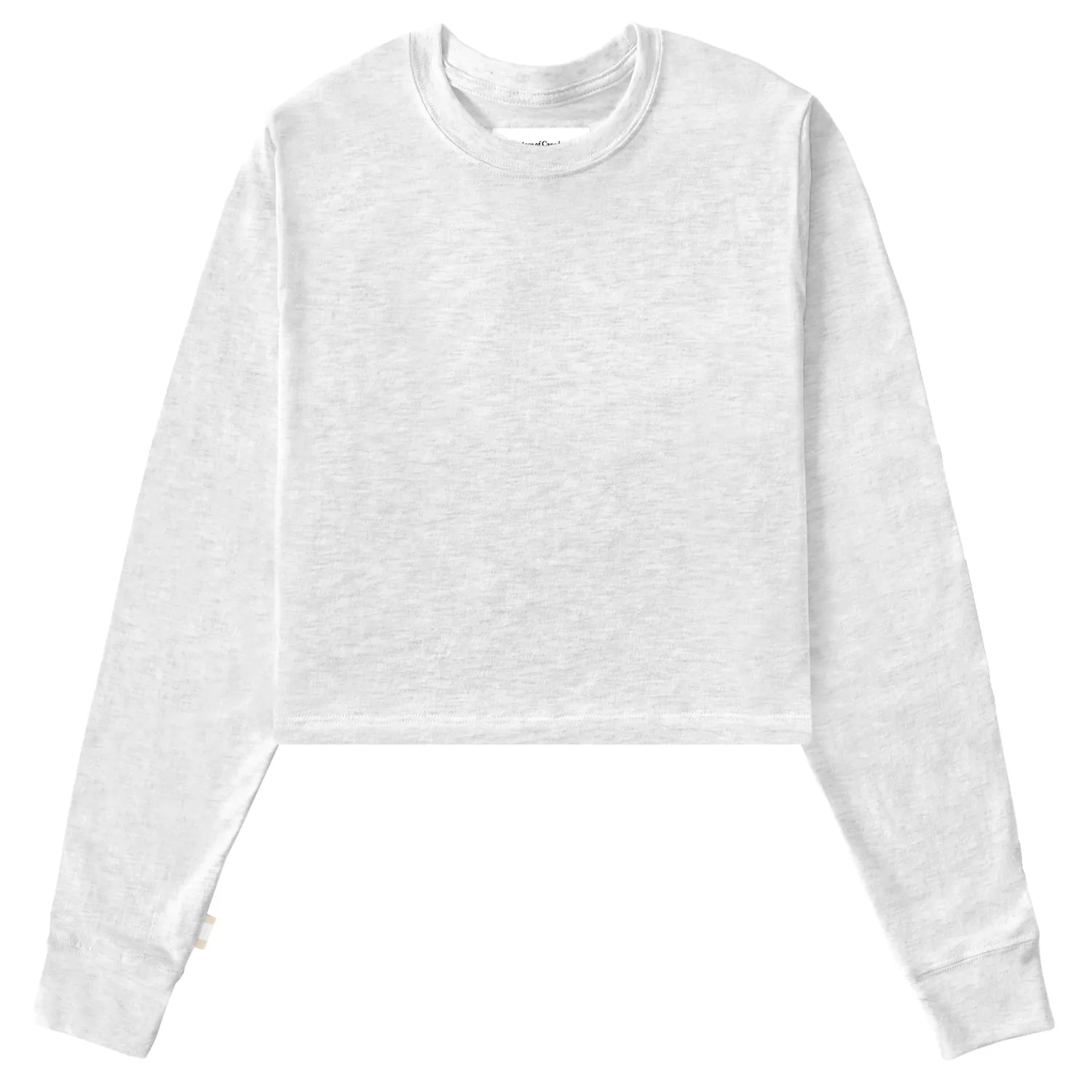 Monday Long Sleeve Crop Top Cloud