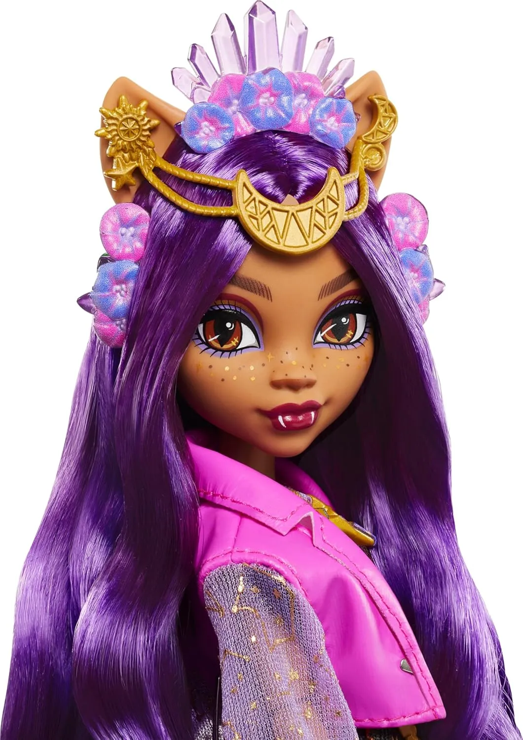 Monster High Clawdeen Wolf Doll with Glam Monster Fest Outfit and Festival Themed for kids 8-15 Years