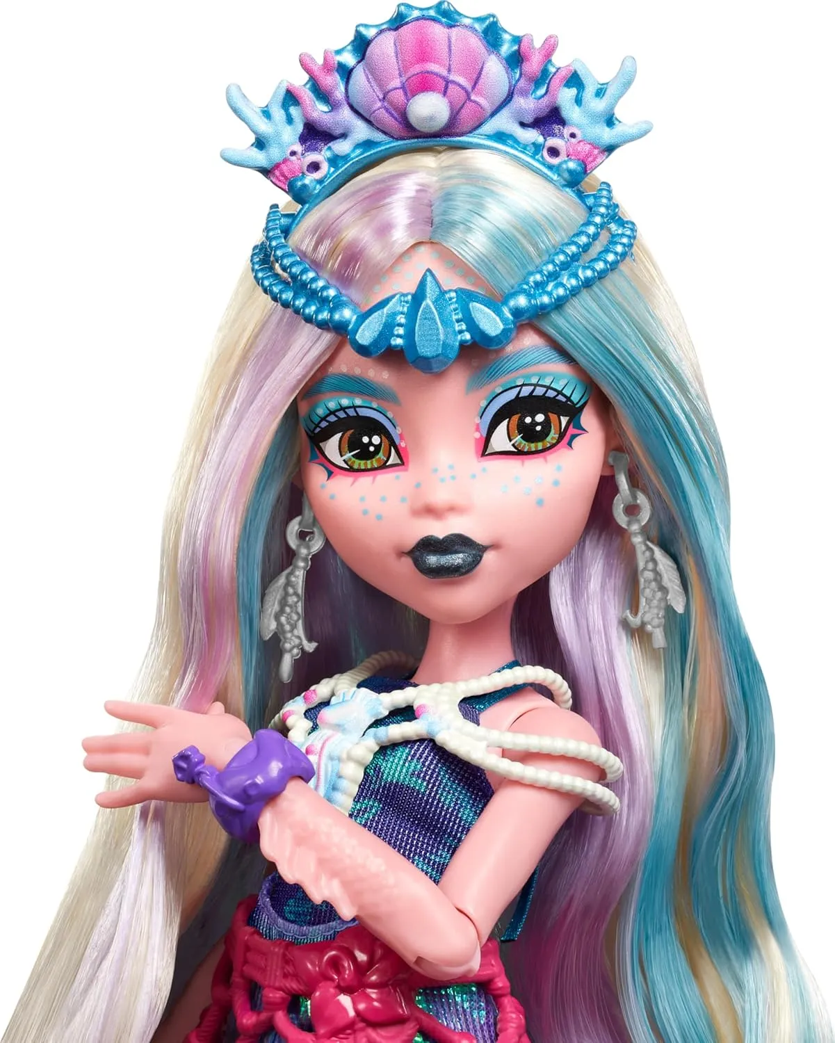 Monster High Lagoona Blue Doll with Glam Monster Fest Outfit and Festival Themed for kids 8-15 Years