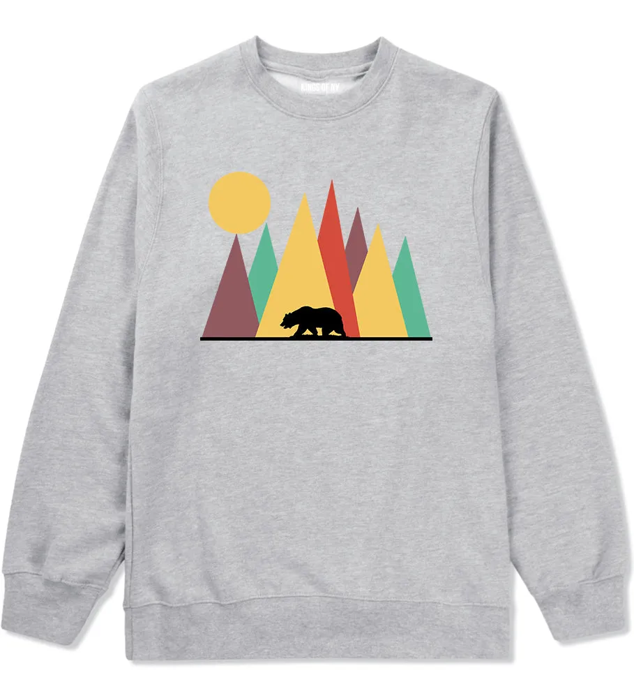 Mountain Bear Outdoor Mens Crewneck Sweatshirt