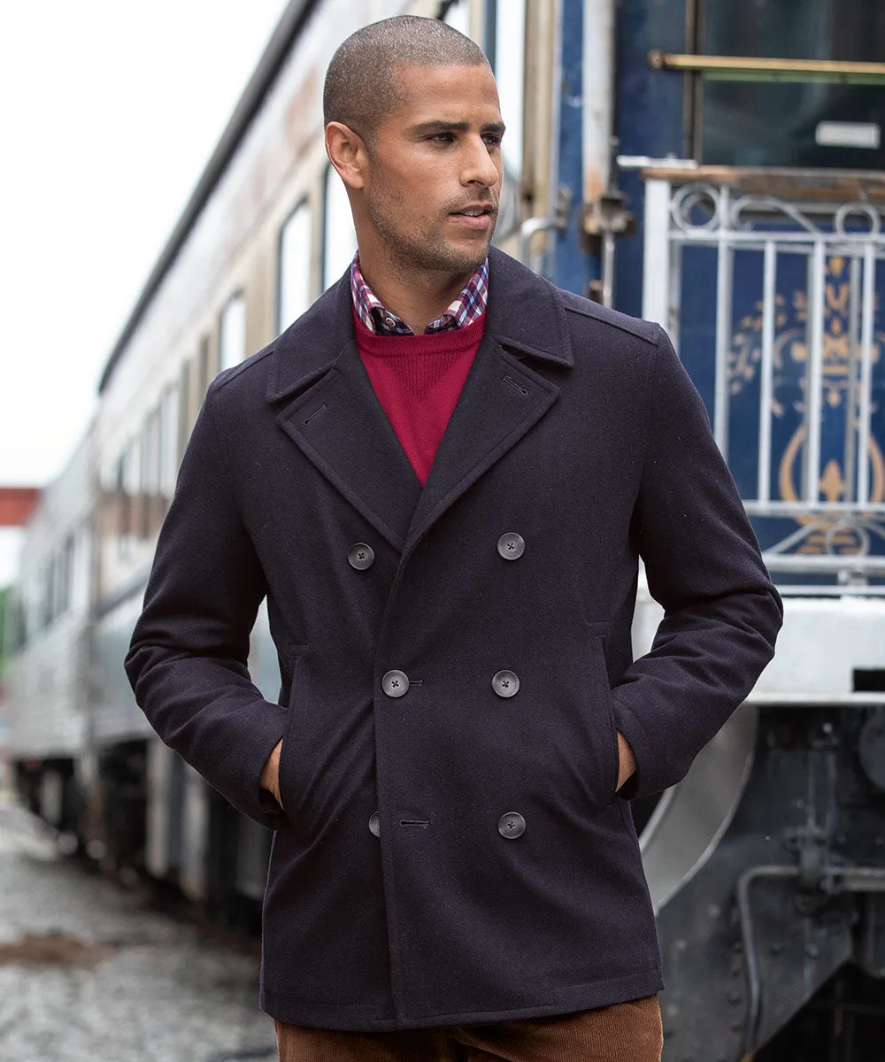 Nautica Double-Breasted Peacoat