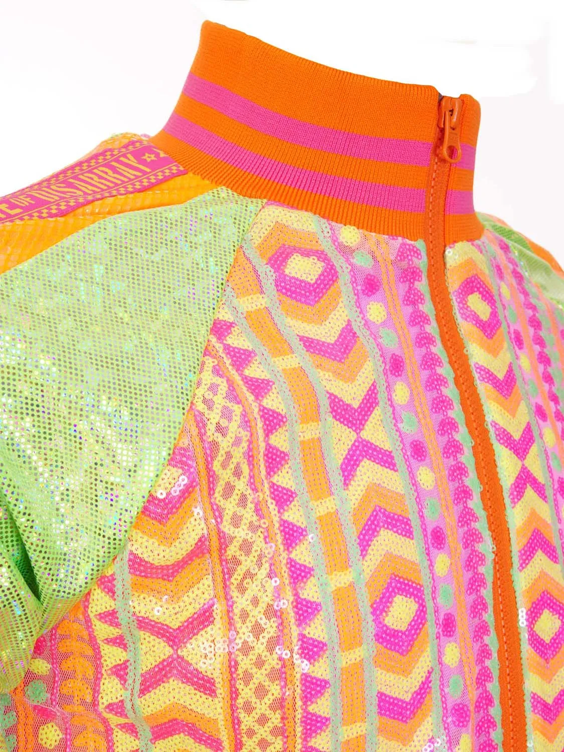 Neon Nonsense | Deluxe Disarray Bomber Jacket | Unisex