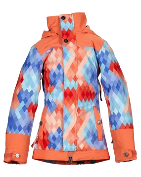 Nikita Girls Magnolia Jacket - Dimension/Coral