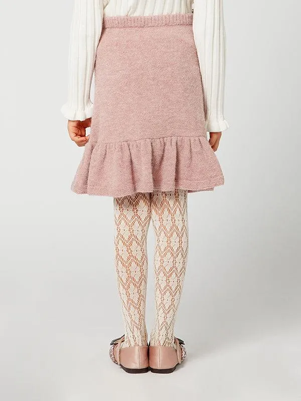 One Friday Pink woolly skirt