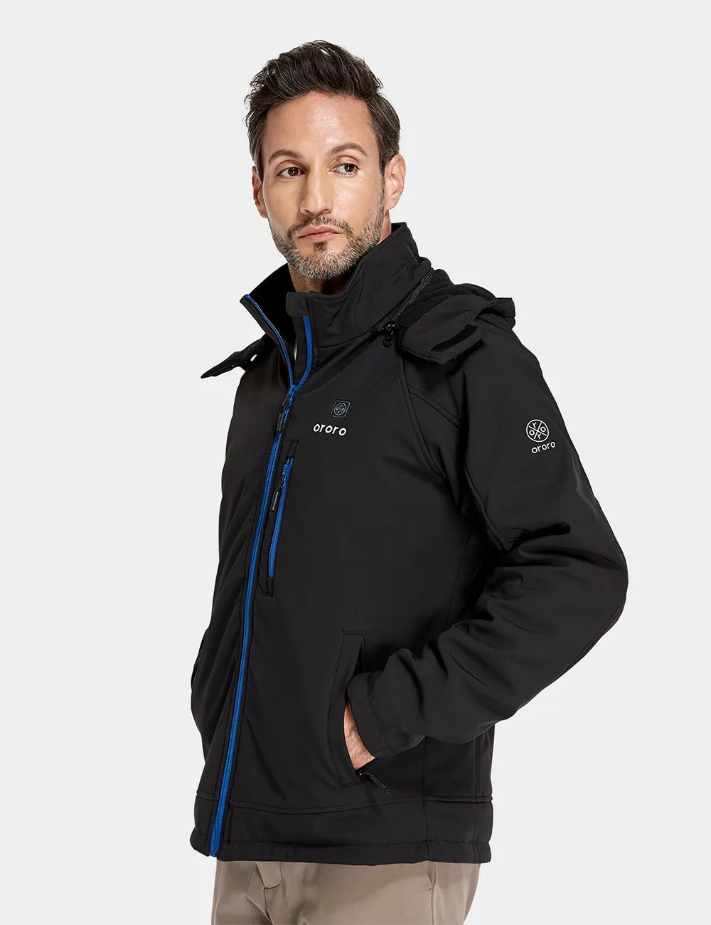 (Open-box) Men's Classic Heated Jacket - Black & Blue