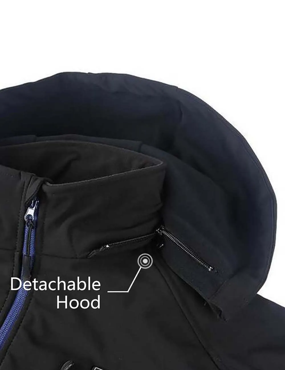 (Open-box) Men's Classic Heated Jacket - Black & Blue