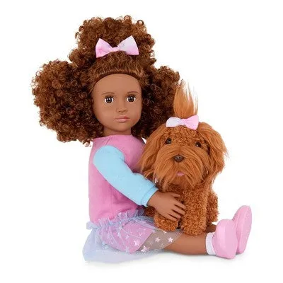 Our Generation Safie & Ginger 18" Doll & Pet Puppy Set