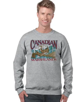 P541C SPG - RETRO CANADIAN CREWNECK, DEER