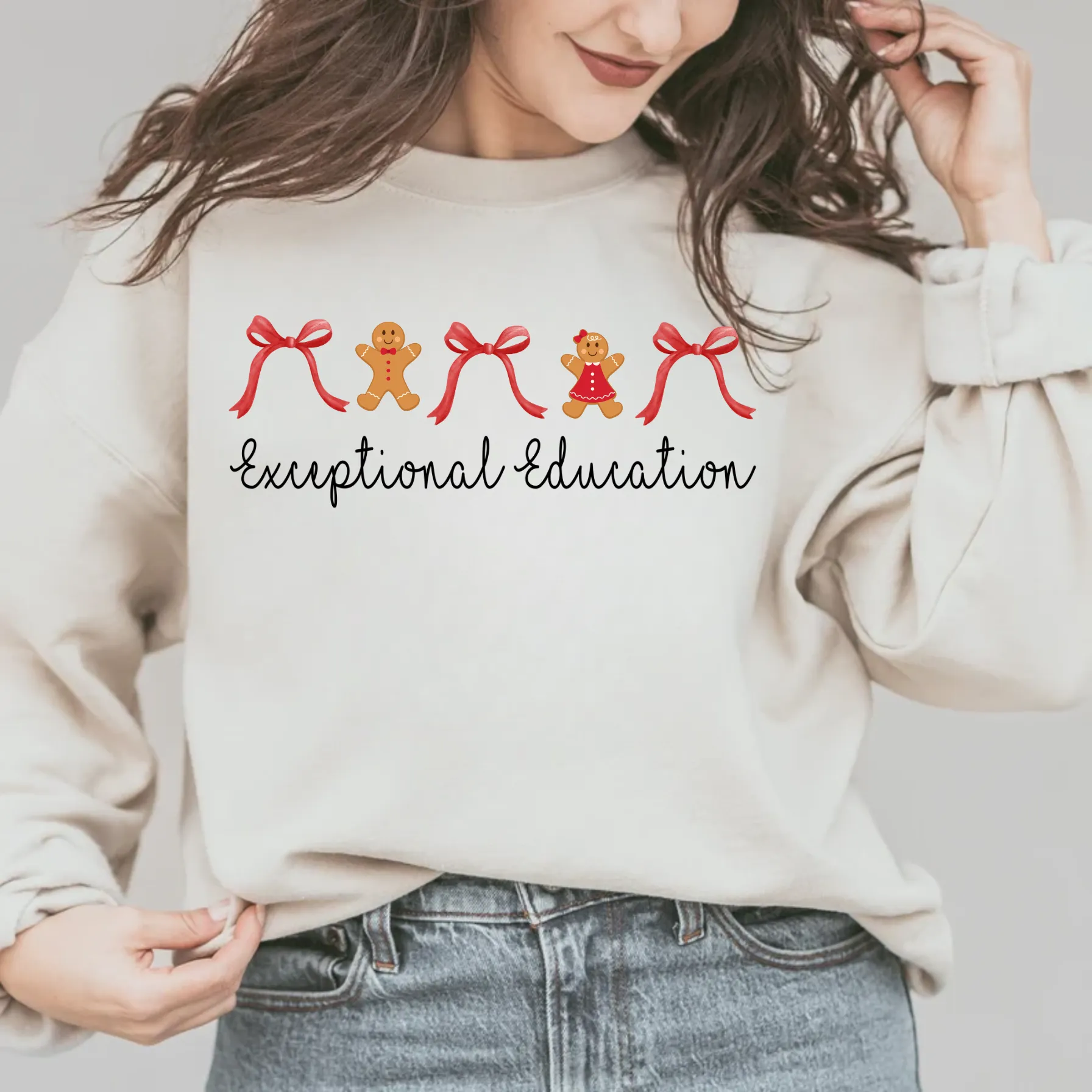 Personalized & Custom Teacher Christmas Sweatshirt