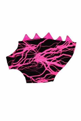 Pink Lightning Dragon Spiked Pet Shirt