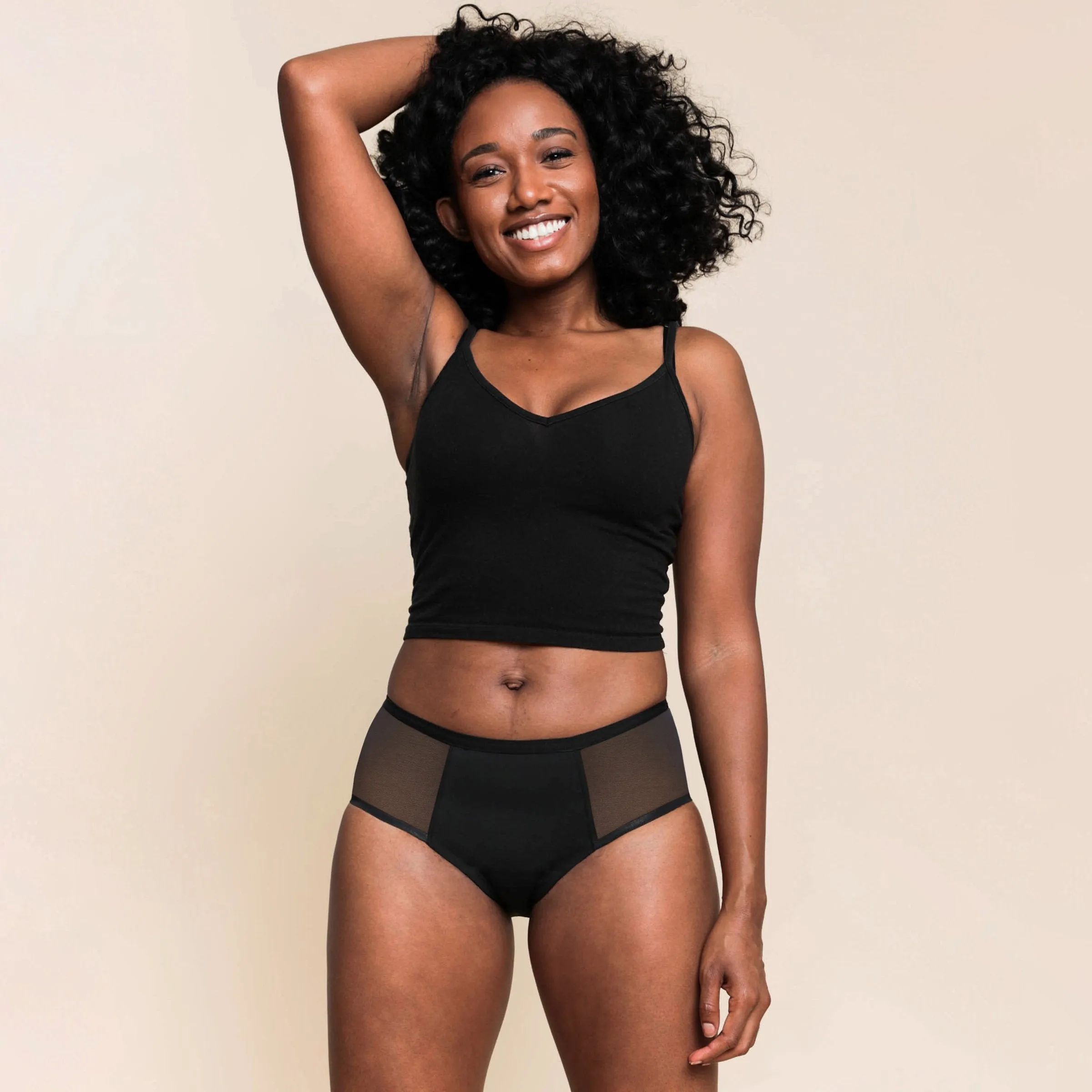 Proof Leakproof Mesh Hipster | Black