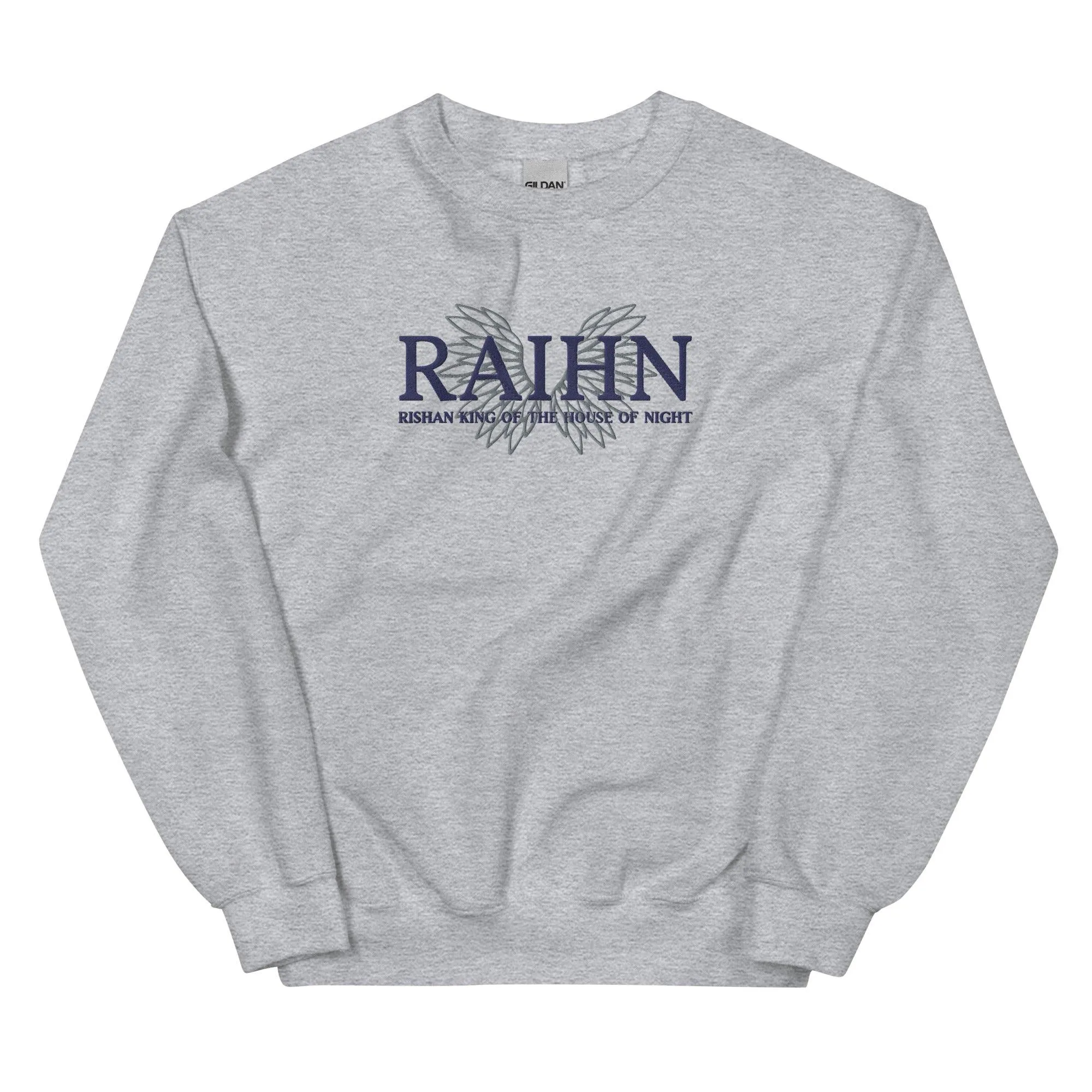 Raihn Rishan King of the House of Night Embroidered Sweatshirt