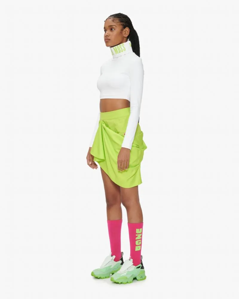 Reebok Apparel Women PYER MOSS DRAPED SKIRT SONGRN