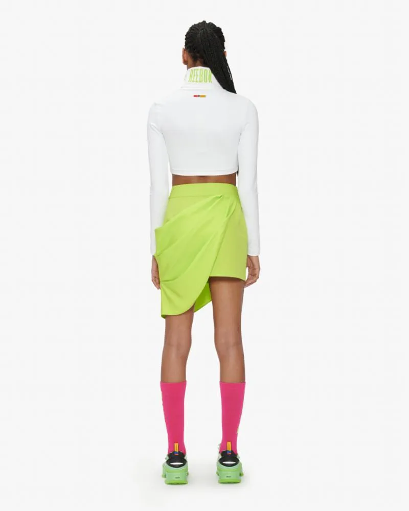 Reebok Apparel Women PYER MOSS DRAPED SKIRT SONGRN