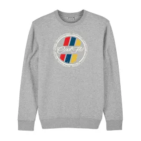 Retro Stripes Grey Sweatshirt