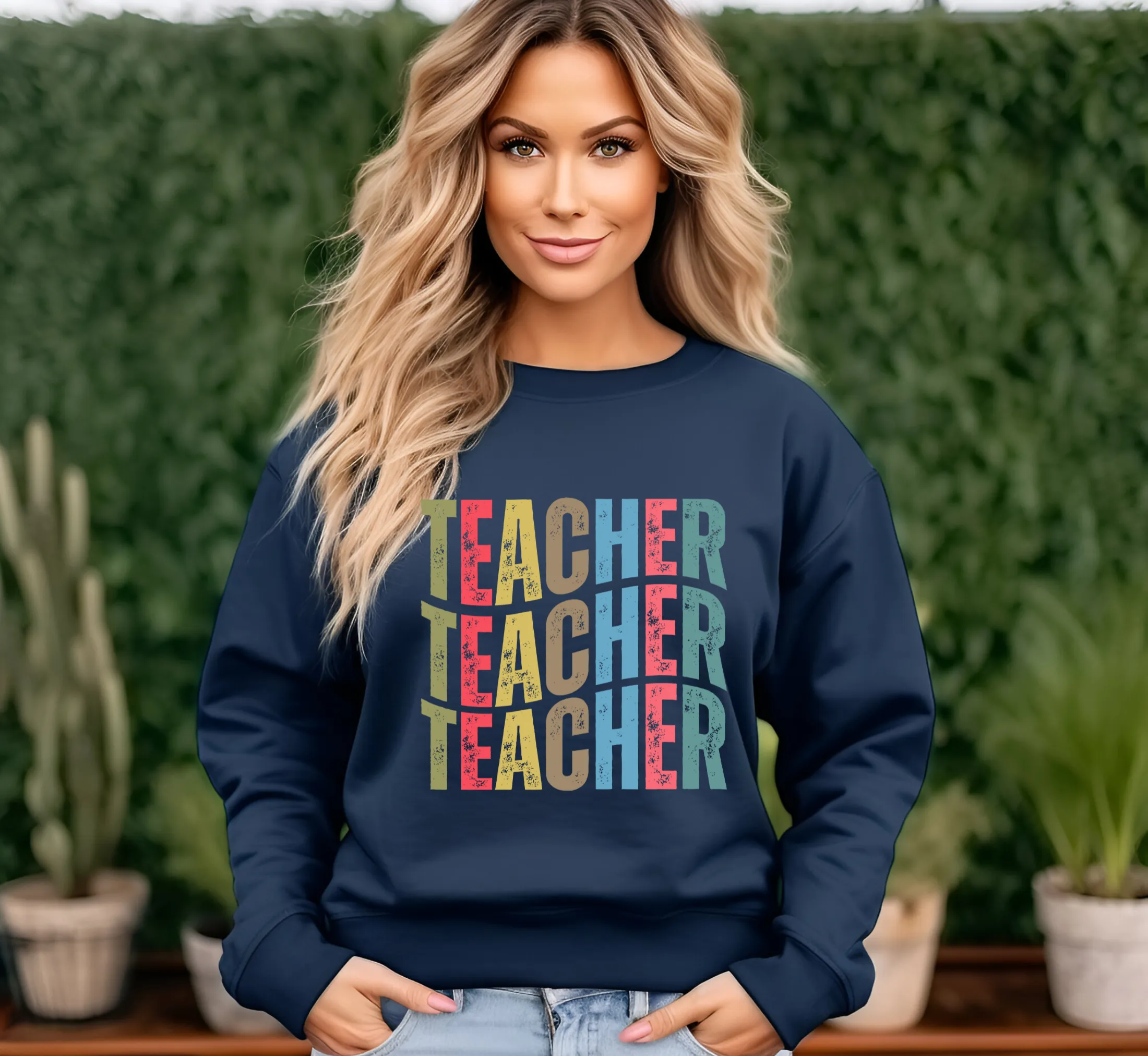 Retro Teacher Sweatshirt Gifts for Teachers