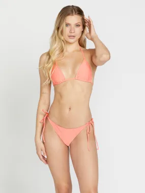 Simply Seamless Tie Side Bikini Bottom - Reef Pink