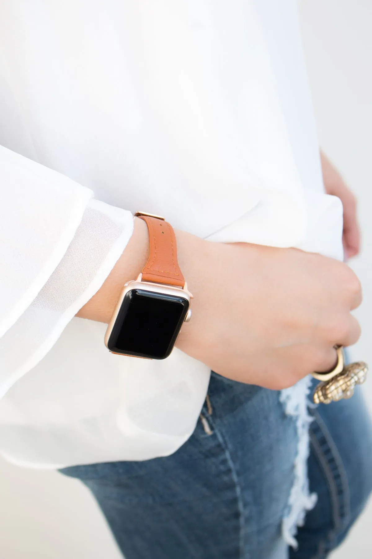 Skinny Leather Apple Watch Band