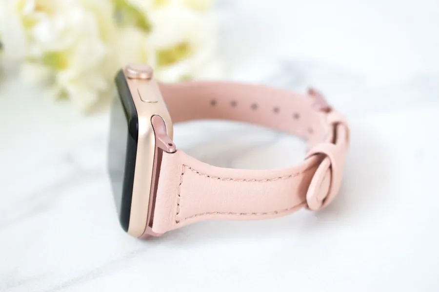 Skinny Leather Apple Watch Band