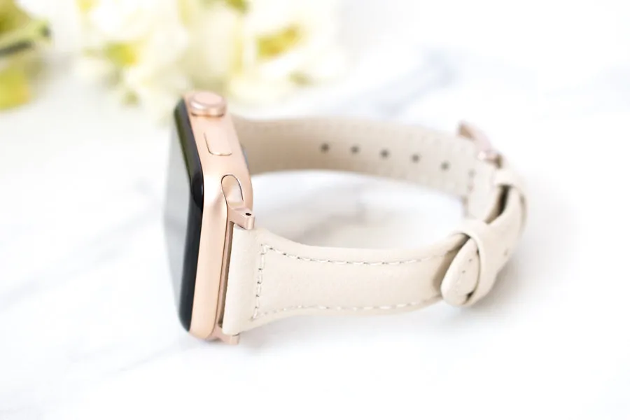 Skinny Leather Apple Watch Band