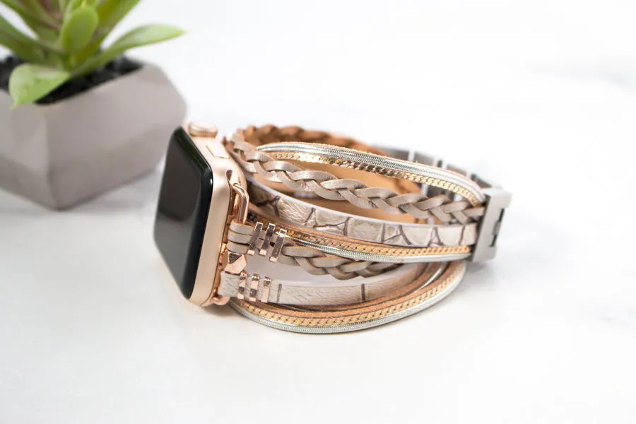 Sloane Leather Apple Watch Band