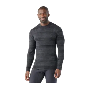 Smartwool Men's Classic Thermal Merino Base Layer Crew Black Color Shift