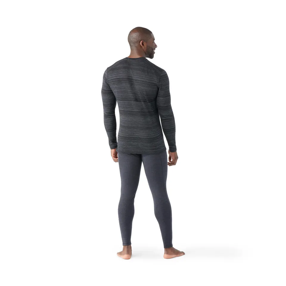 Smartwool Men's Classic Thermal Merino Base Layer Crew Black Color Shift