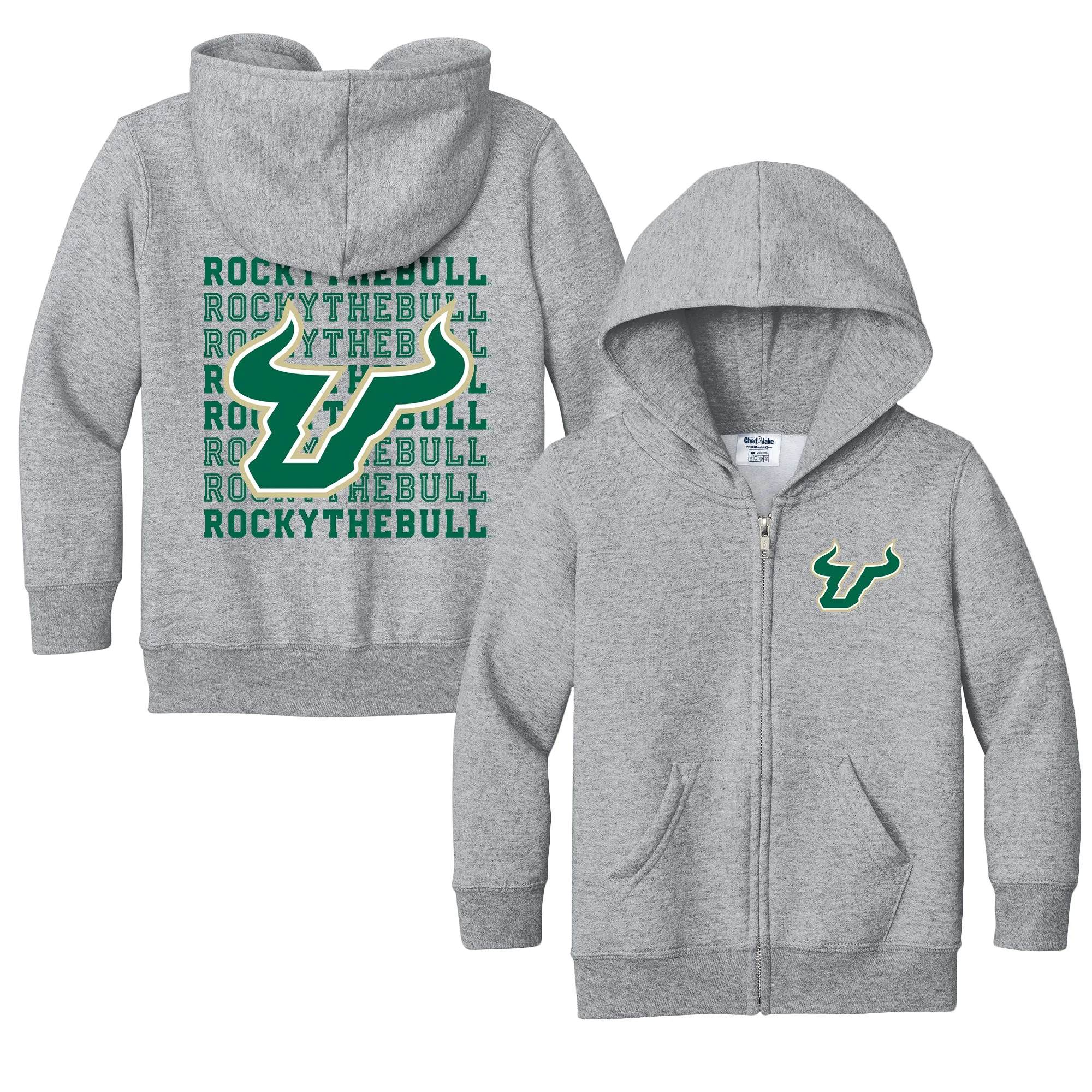 South Florida Bulls Retro Toddler Full-Zip Sweatshirt