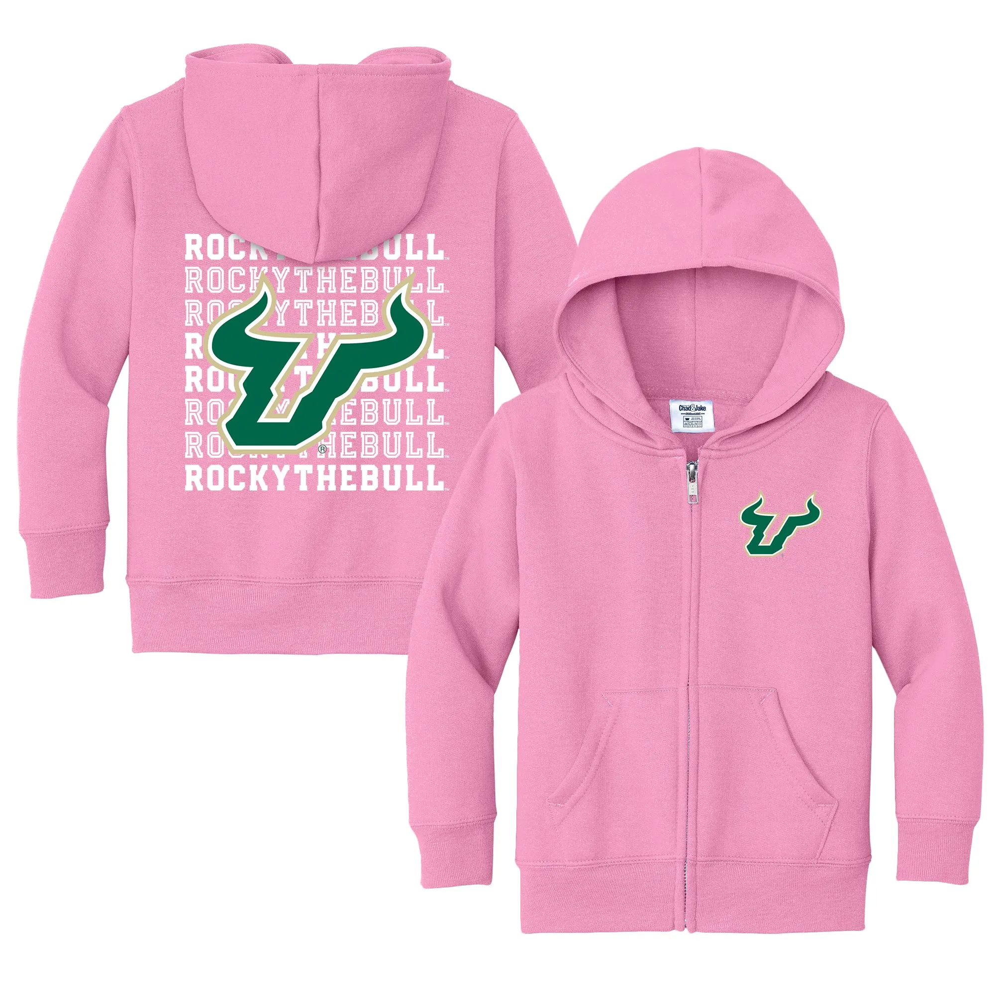 South Florida Bulls Retro Toddler Full-Zip Sweatshirt