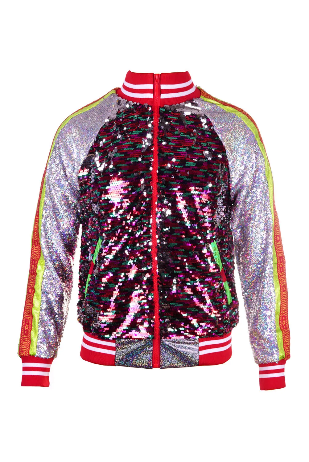 Spangle City (Size S Only) | Deluxe Disarray Bomber Jacket | Unisex