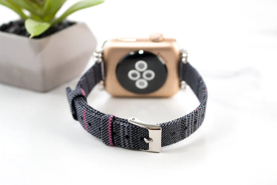 Stacia Canvas Apple Watch Band