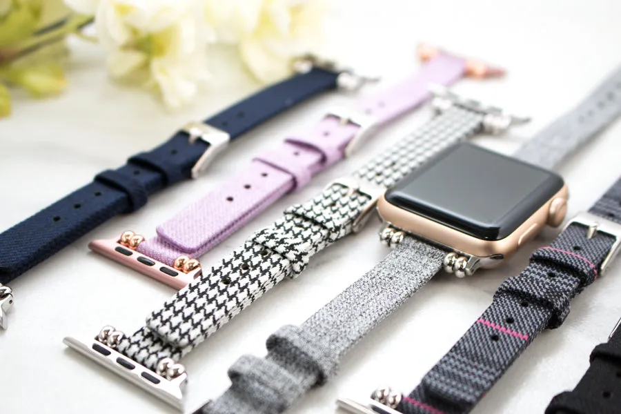 Stacia Canvas Apple Watch Band