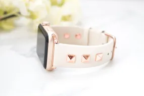 Stella Studded Leather Apple Watch Band