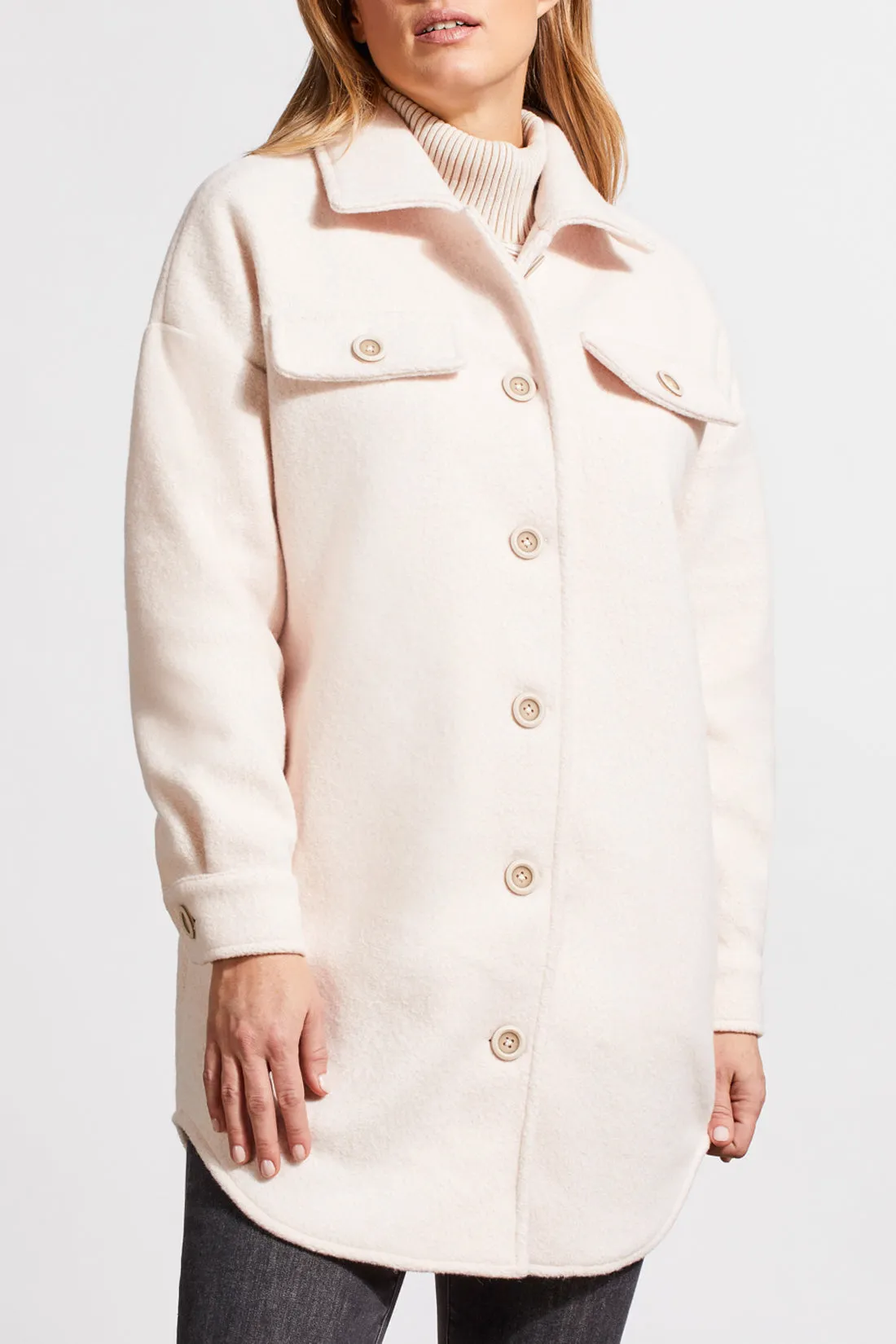 Stretch Boiled Wool Jacket