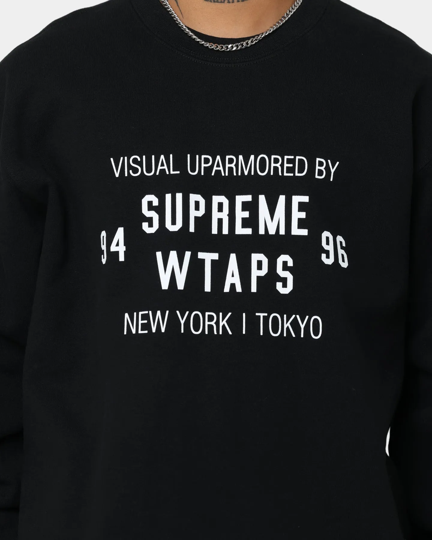 Supreme X WTAPS Crewneck Red