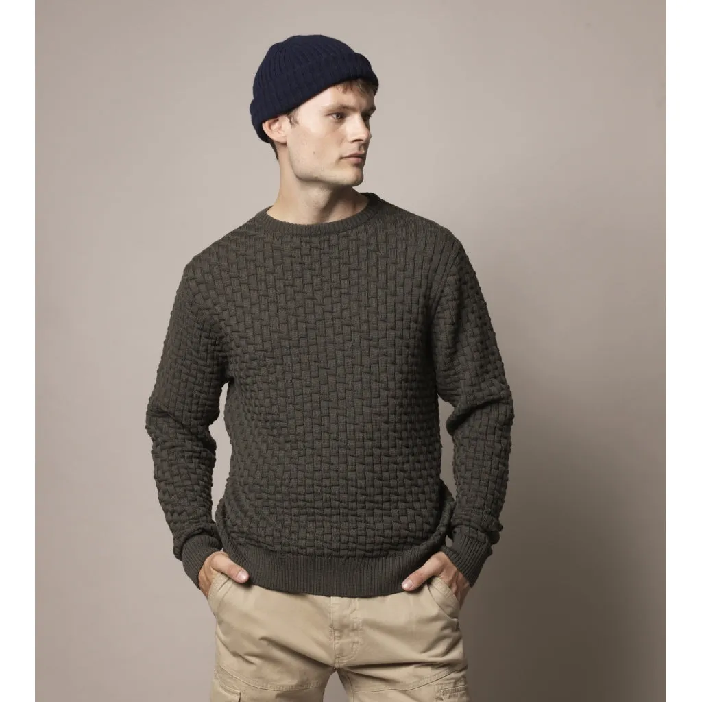 Sverre Crewneck Knit - Olive