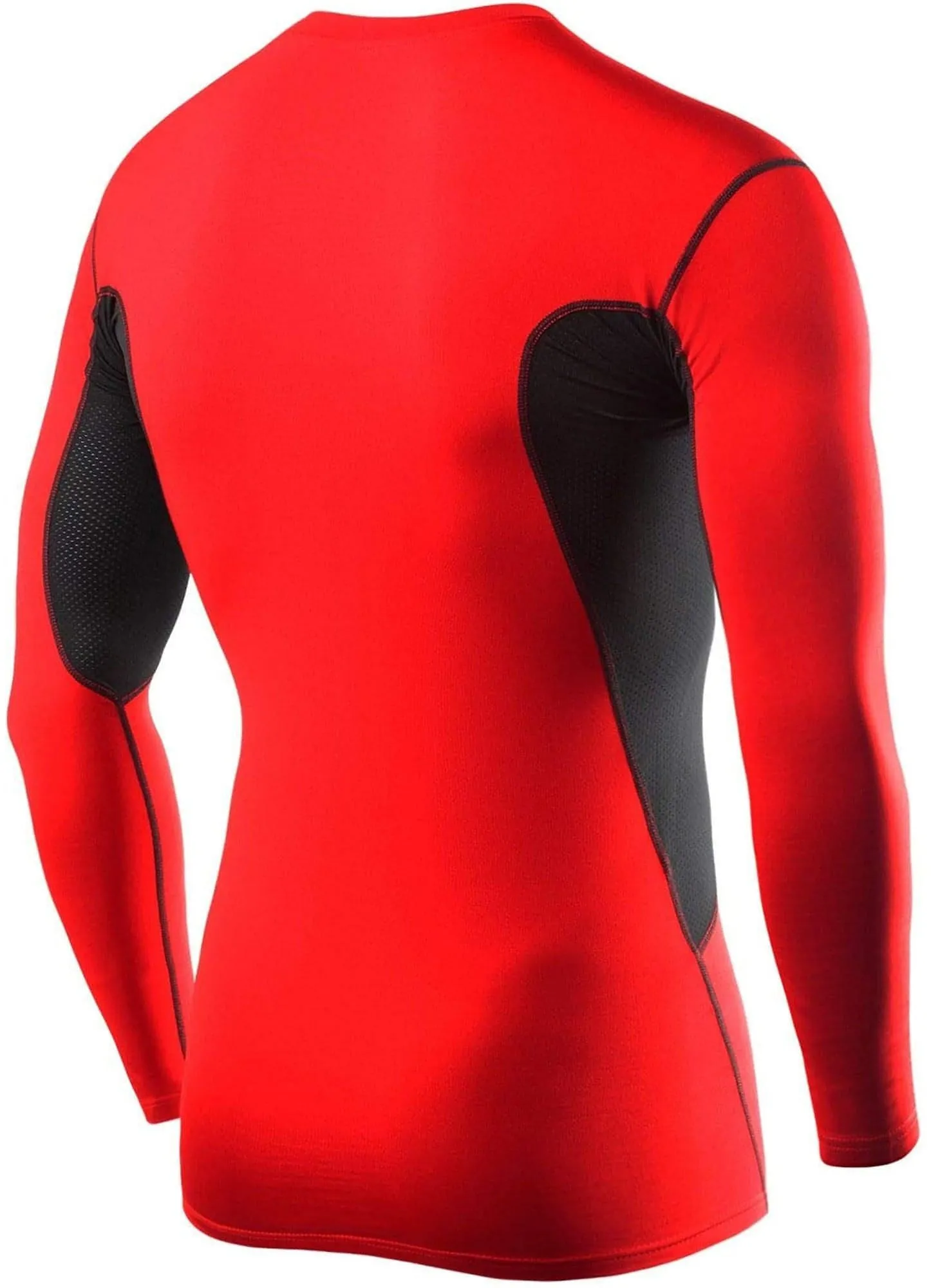 TCA SuperThermal Junior Long Sleeve Compression Top - Red