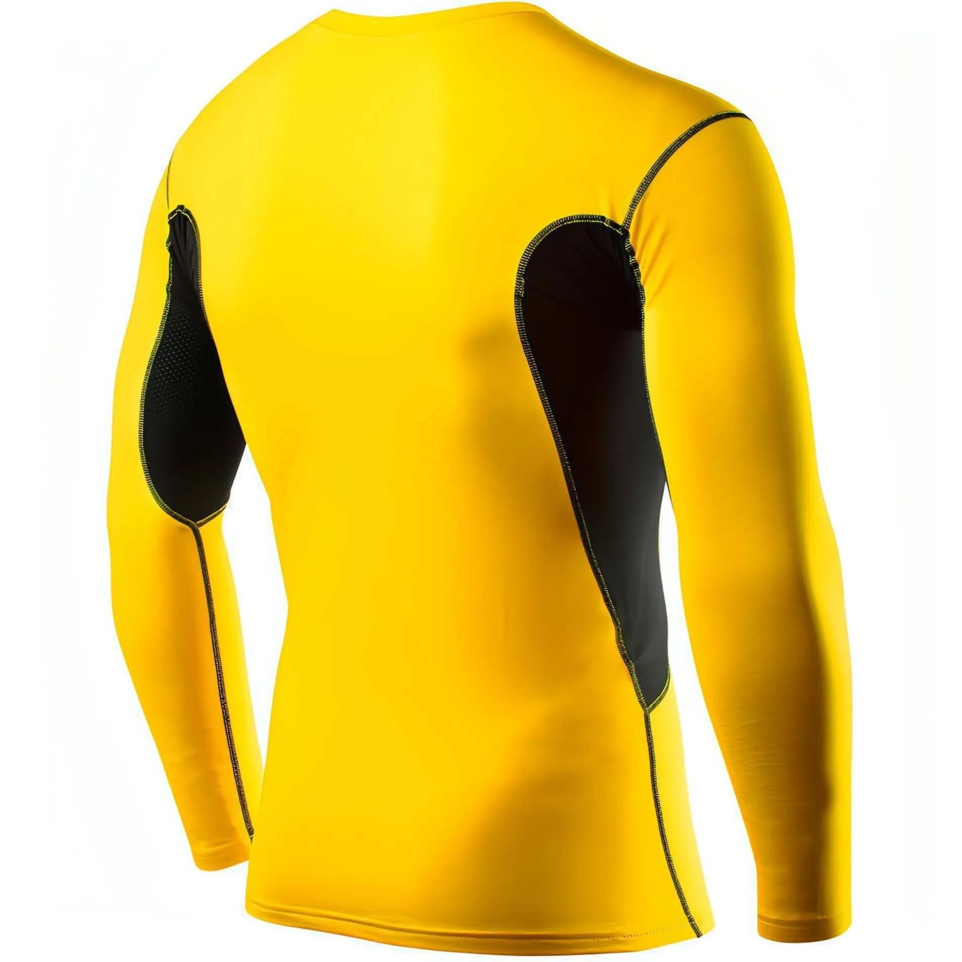 TCA SuperThermal Junior Long Sleeve Compression Top - Yellow