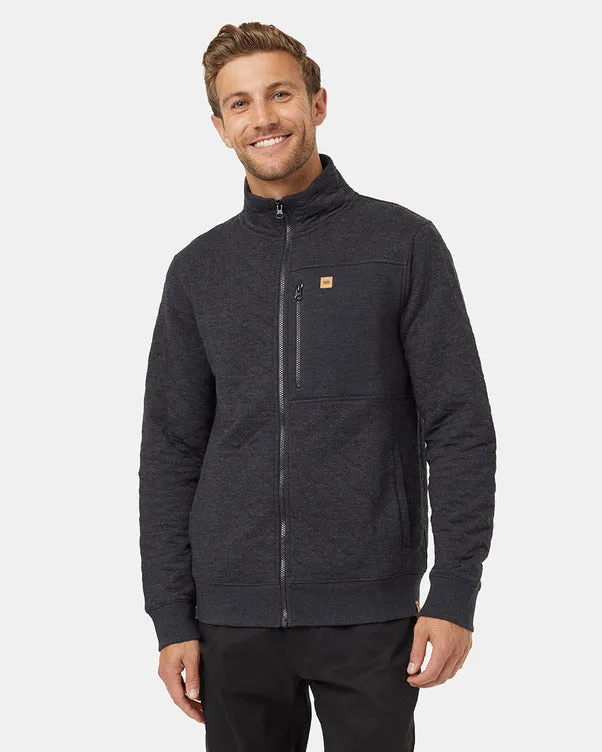 Tentree Fleece - Men' Quilted Full Zip Jacket