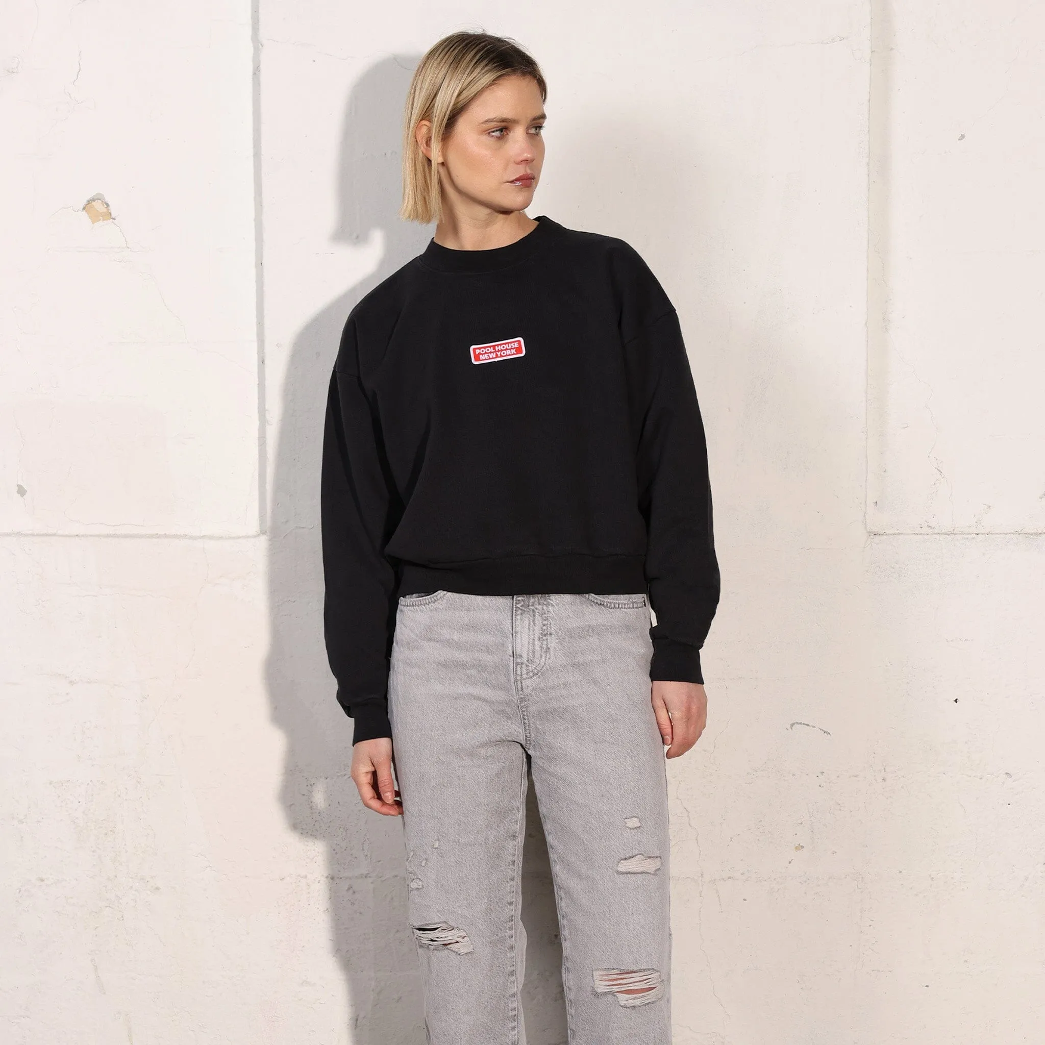 The Nolita Crop Crewneck