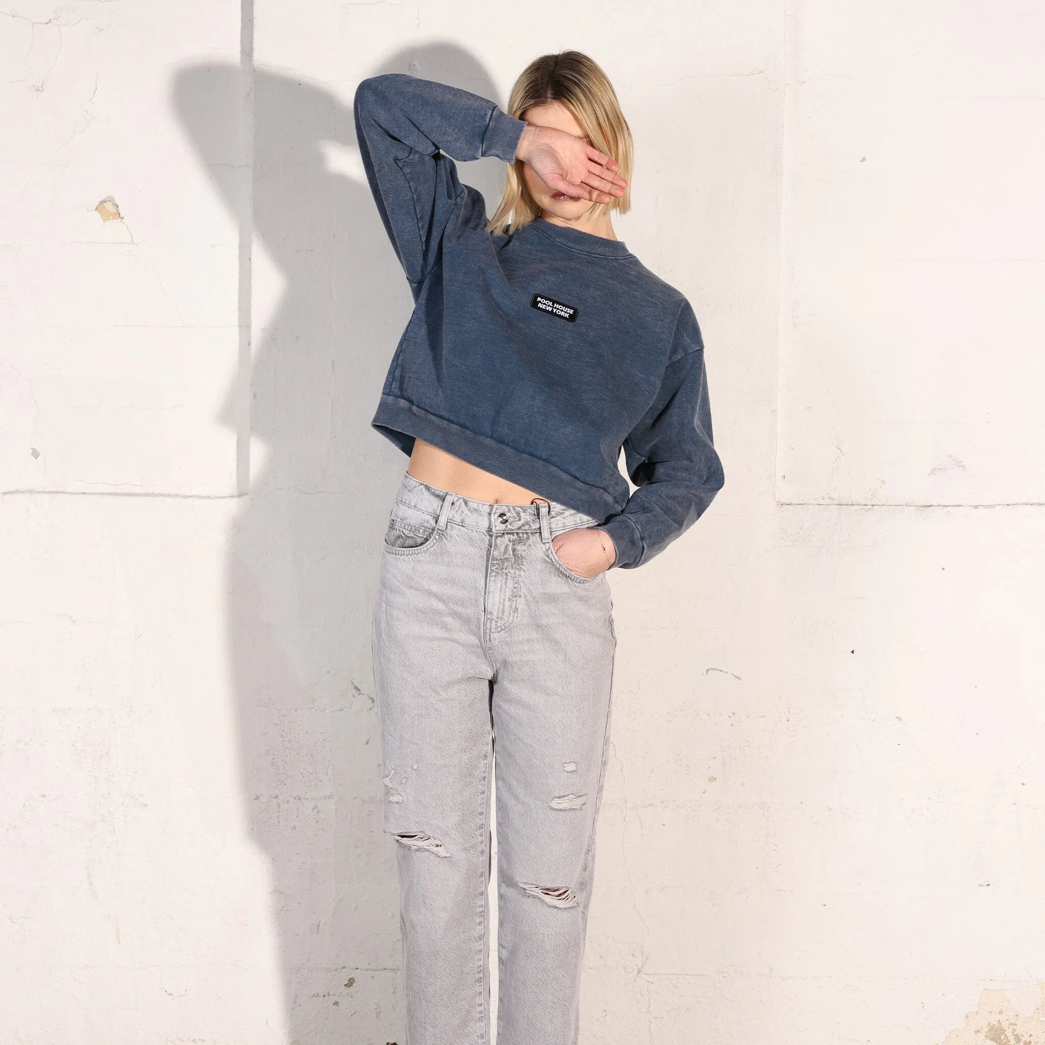 The Nolita Crop Crewneck