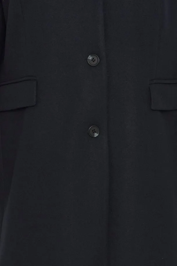 The Paige Peacoat Jacket - Dark Navy - PLUS