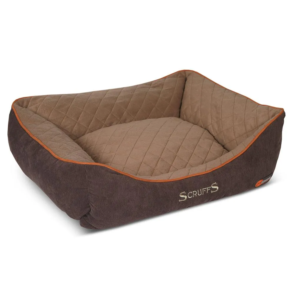 Thermal Box Bed - Brown & Tan