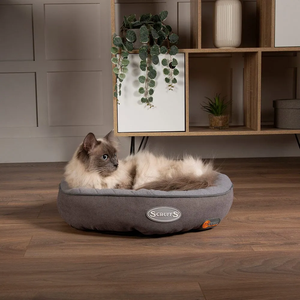 Thermal Ring Cat Bed - Grey