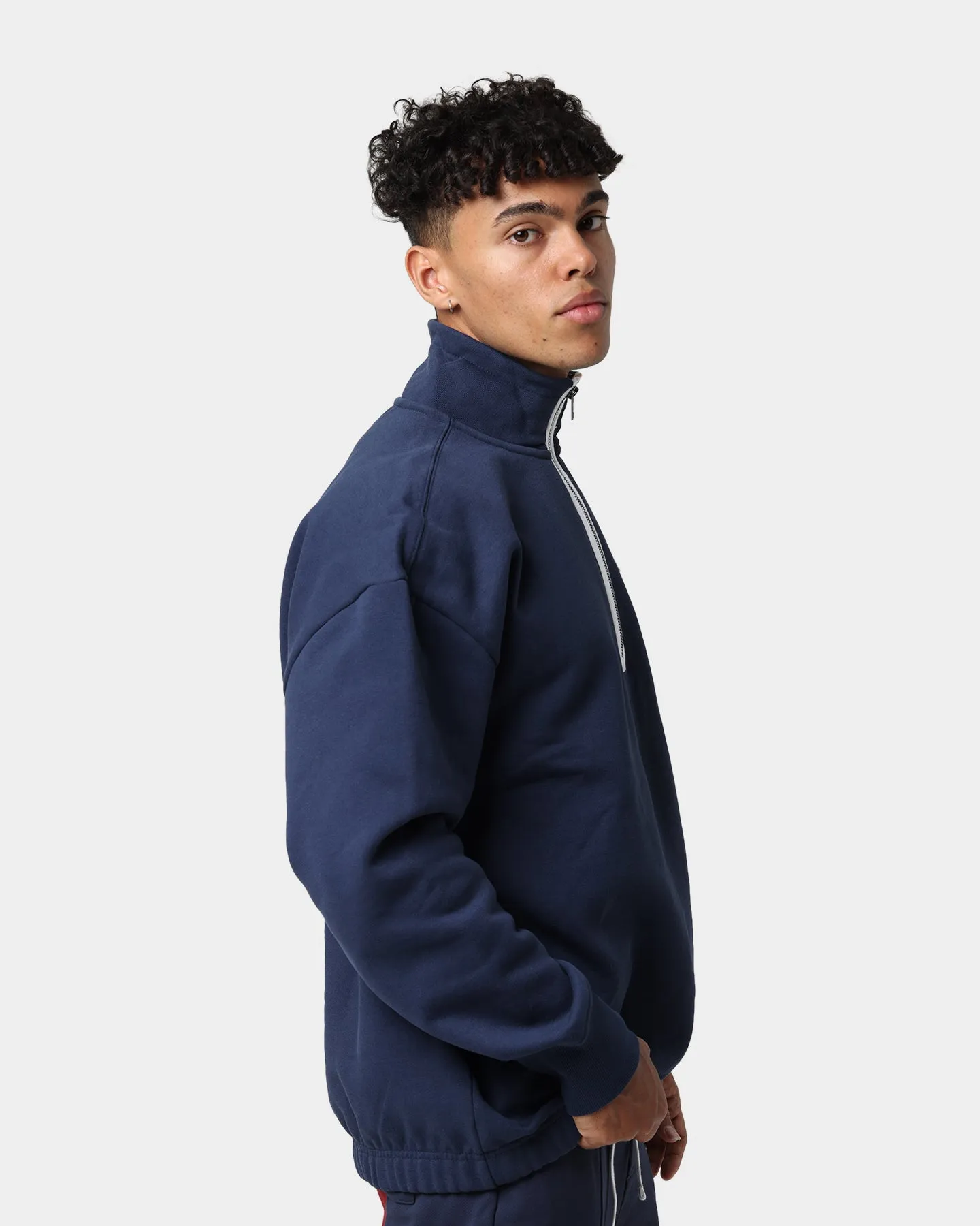 Tommy Jeans TJM Contrast Zip Jumper Twilight Navy