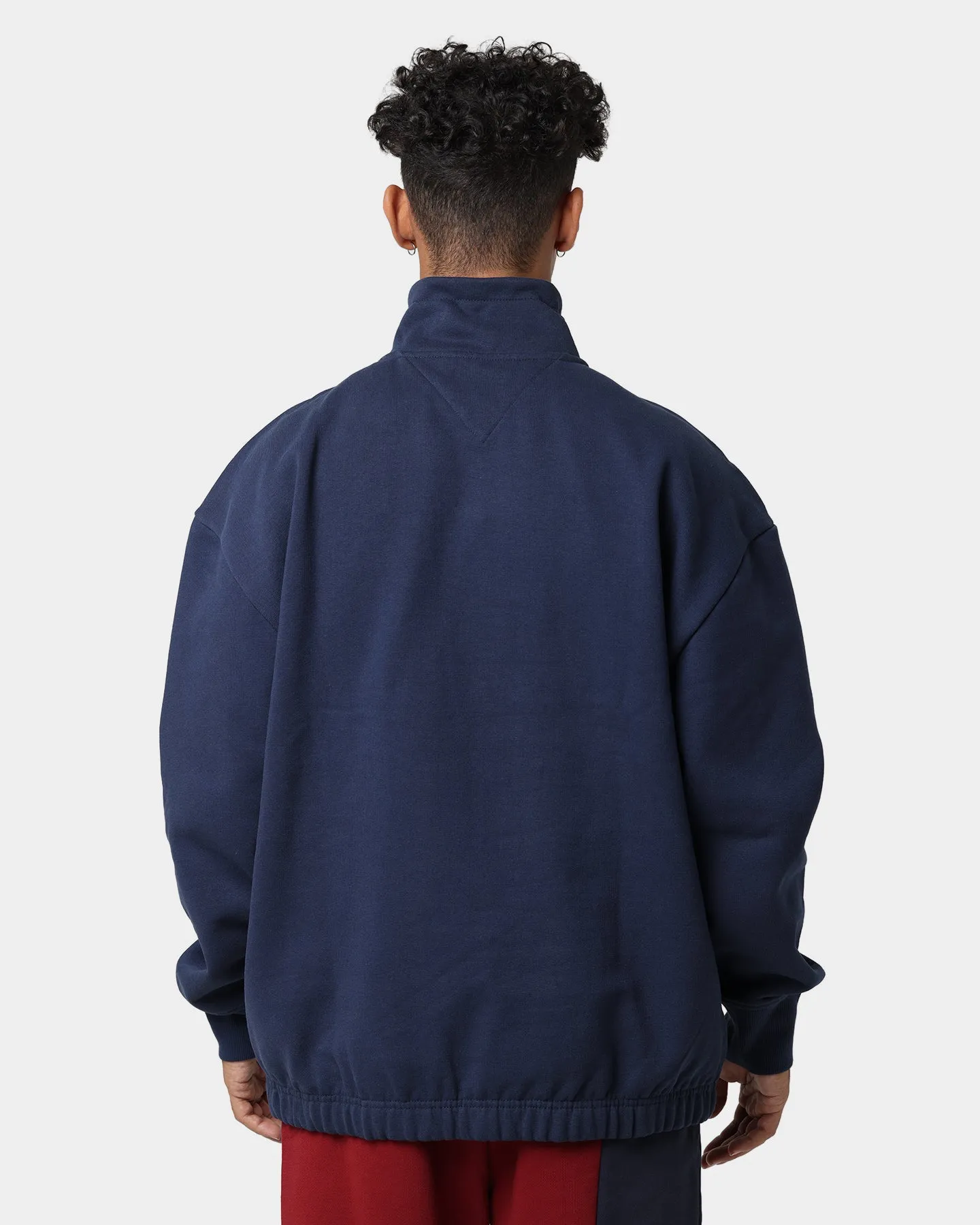 Tommy Jeans TJM Contrast Zip Jumper Twilight Navy