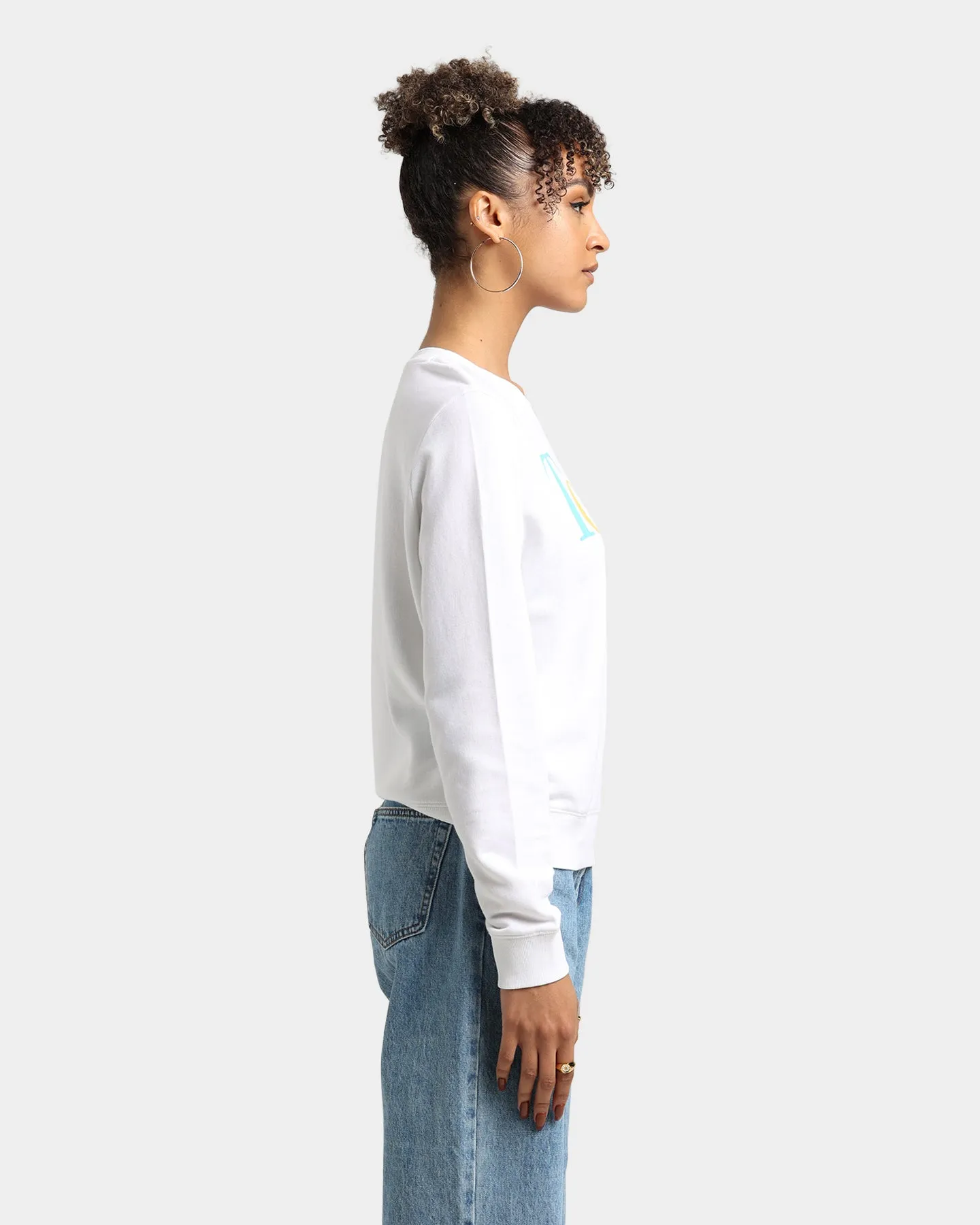 Tommy Jeans Women's Regular Colour Crewneck White