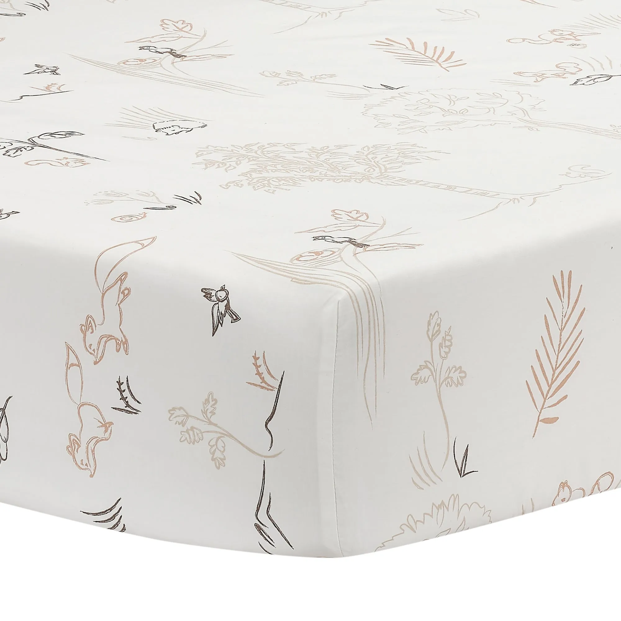 Treetop Fox 3-Piece Crib Bedding Set